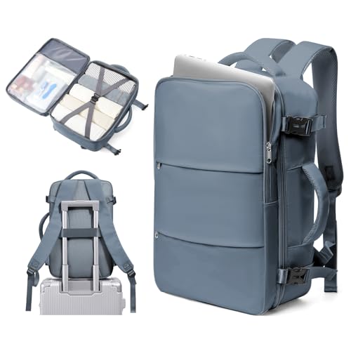 BJLFS Rucksack Handgepäck Flugzeug Ryanair 40×30×20 Handgepäck Reiserucksack Damen Groß Laptop Rucksack Herren 14 zoll business wasserabweisend mit Laptopfach Tasche Carry on Luggage von BJLFS