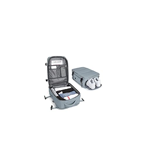 BJLFS Rucksack Handgepäck Flugzeug Ryanair Handgepäck Reiserucksack Damen Groß Laptop Rucksack Herren 14 zoll business wasserabweisend mit Laptopfach Tasche Carry on Luggage,Grau Blau von BJLFS