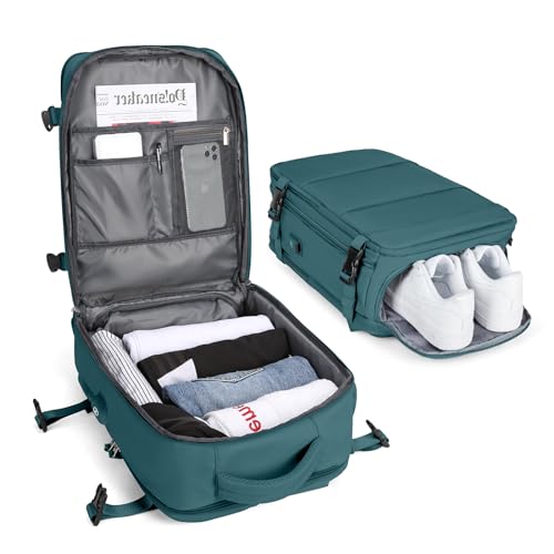 BJLFS Vakuum Rucksack 40×30×20 Handgepäck Rucksack 40x20x25 für Ryanair Wizzair Reiserucksack Damen Vakuum Handgepäck Flugzeug Easyjet 45×36×20 Wasserdicht Laptop Rucksack Herren von BJLFS