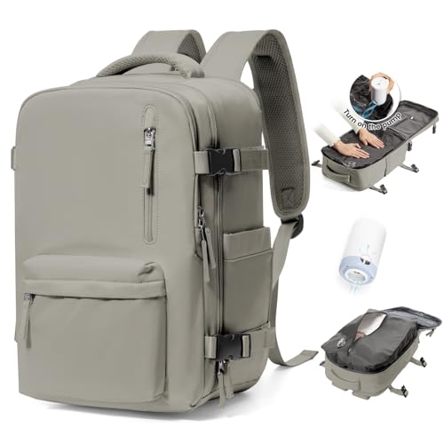BJLFS Vakuum Rucksack Handgepäck Flugzeug Ryanair 40x20x25 Rucksack mit pumpe Airback-Handgepäck Damen Vakuum-Reiserucksack mit versiegeltem Kmpressionssystem für Reisen BJLFS Vakuum Rucksack Handgepäck Flugzeug Ryanair 40x20x25 Rucksack mit pumpe Airback-Handgepäck Damen Vakuum-Reiserucksack mit versiegeltem Kmpressionssystem für Reisen von BJLFS