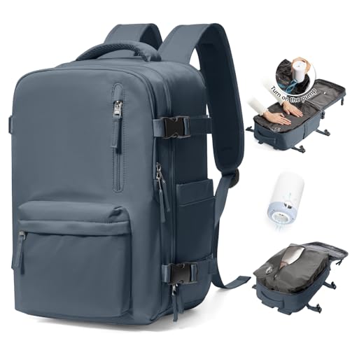 BJLFS Vakuum Rucksack Handgepäck Flugzeug Ryanair 40x20x25 Rucksack mit pumpe Airback-Handgepäck Damen Vakuum-Reiserucksack mit versiegeltem Kmpressionssystem für Reisen BJLFS Vakuum Rucksack Handgepäck Flugzeug Ryanair 40x20x25 Rucksack mit pumpe Airback-Handgepäck Damen Vakuum-Reiserucksack mit versiegeltem Kmpressionssystem für Reisen von BJLFS