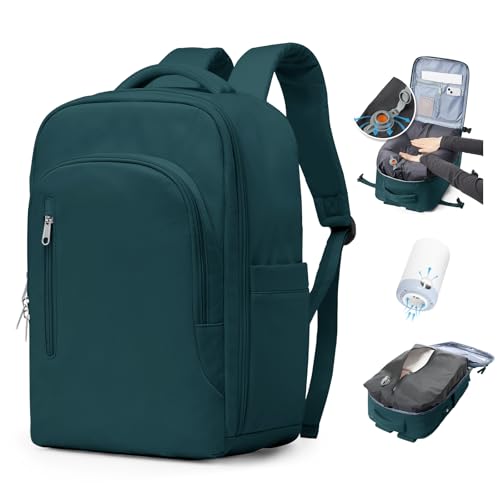 BJLFS Vakuum Rucksack 40×30×20 Handgepäck Rucksack 40x20x25 für Ryanair Wizzair Reiserucksack Damen Vakuum Handgepäck Flugzeug Easyjet 45×36×20 Wasserdicht Laptop Rucksack Herren von BJLFS