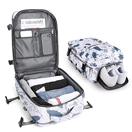 BJLFS Handgepäck 40x20x25 für Ryanair Underseat-Handgepäck, Wanderrucksack für Damen, Reiserucksack, Casual Dayback 14-Zoll-Laptopfach für die Schule von BJLFS