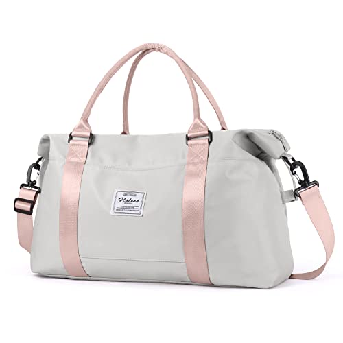 Reisetasche Damen,Groß Handgepäck Kabinentasche Ryanair, Weekender Bag Travel Bag Duffle Bag Leichte wasserdichte Sporttasche Handgepäcktasche für Herren Wochenendtraining von BJLFS