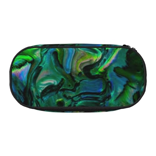 Abalone Federmäppchen mit Perlmuttdruck für Kinder, lustiges Federmäppchen für Mädchen, großes Federmäppchen mit Reißverschluss, tragbarer Stiftebeutelhalter für Schule, Sudent Teacher Schreibwaren Abalone Federmäppchen mit Perlmuttdruck für Kinder, lustiges Federmäppchen für Mädchen, großes Federmäppchen mit Reißverschluss, tragbarer Stiftebeutelhalter für Schule, Sudent Teacher Schreibwaren von BJNGHKLN