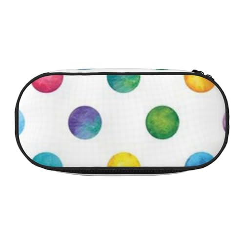 Buntes Federmäppchen mit Cartoon-Pferde-Aufdruck für Kinder, lustiges Federmäppchen für Mädchen, großes Federmäppchen mit Reißverschluss, tragbarer Stiftebeutelhalter für Schule, Sudent Teacher von BJNGHKLN