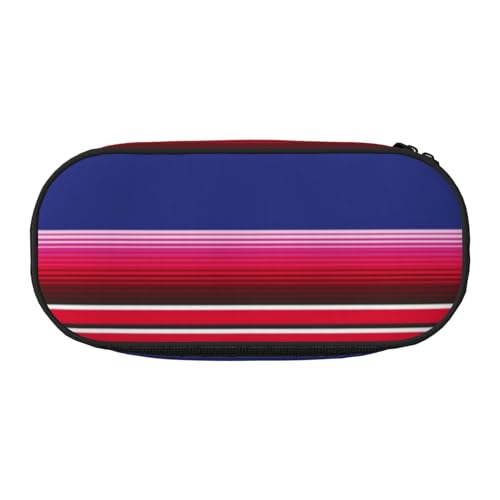 Federmäppchen für Kinder, lustiges Federmäppchen für Mädchen, großes Federmäppchen mit Reißverschluss, tragbares Federmäppchen für Schule, Lehrer, Schreibwaren, Schwarz und Weiß, Bunte mexikanische von BJNGHKLN