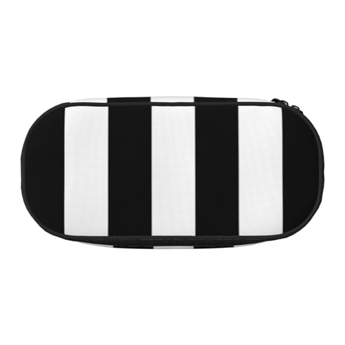 Federmäppchen für Kinder, lustiges Federmäppchen für Mädchen, großes Federmäppchen mit Reißverschluss, tragbares Federmäppchen für Schule, Lehrer, Schreibwaren, Schwarz und Weiß, Schwarz-weiß Federmäppchen für Kinder, lustiges Federmäppchen für Mädchen, großes Federmäppchen mit Reißverschluss, tragbares Federmäppchen für Schule, Lehrer, Schreibwaren, Schwarz und Weiß, Schwarz-weiß von BJNGHKLN