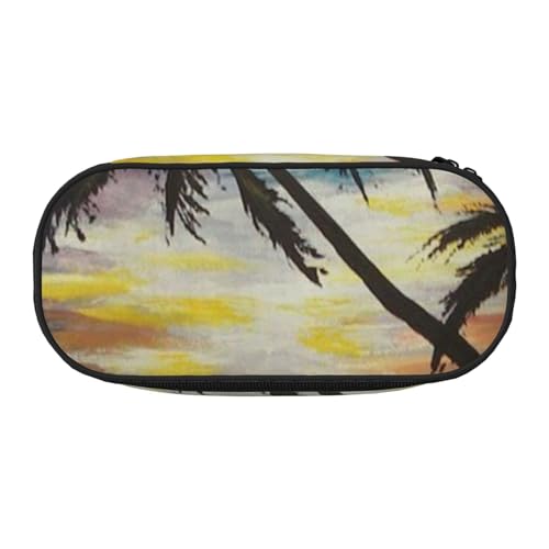 Federmäppchen mit Ananas-Malerei, für Kinder, lustiges Federmäppchen für Mädchen, großes Federmäppchen mit Reißverschluss, tragbares Federmäppchen für Schule, Sudent Teacher Schreibwaren, Tropical Federmäppchen mit Ananas-Malerei, für Kinder, lustiges Federmäppchen für Mädchen, großes Federmäppchen mit Reißverschluss, tragbares Federmäppchen für Schule, Sudent Teacher Schreibwaren, Tropical von BJNGHKLN