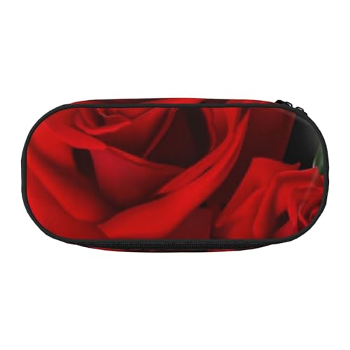 Federmäppchen mit Birkenbaum-Aufdruck für Kinder, lustiges Federmäppchen für Mädchen, großes Federmäppchen mit Reißverschluss, tragbares Federmäppchen für Schule, Sudent Teacher Schreibwaren, Rote von BJNGHKLN