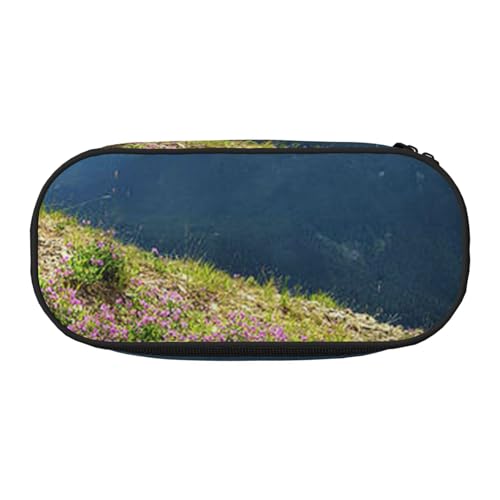 Federmäppchen mit Marmor-Aufdruck, für Kinder, lustiges Federmäppchen für Mädchen, großes Federmäppchen mit Reißverschluss, tragbares Federmäppchen für Schule, Sudent Teacher Schreibwaren, Gebirge von BJNGHKLN