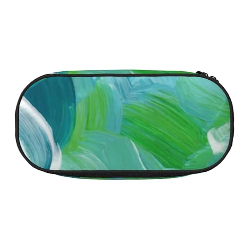 Federmäppchen mit Palmen-Aufdruck, für Kinder, lustiges Federmäppchen für Mädchen, großes Federmäppchen mit Reißverschluss, tragbares Federmäppchen für Schule, Sudent Teacher Schreibwaren, Blaue Federmäppchen mit Palmen-Aufdruck, für Kinder, lustiges Federmäppchen für Mädchen, großes Federmäppchen mit Reißverschluss, tragbares Federmäppchen für Schule, Sudent Teacher Schreibwaren, Blaue von BJNGHKLN