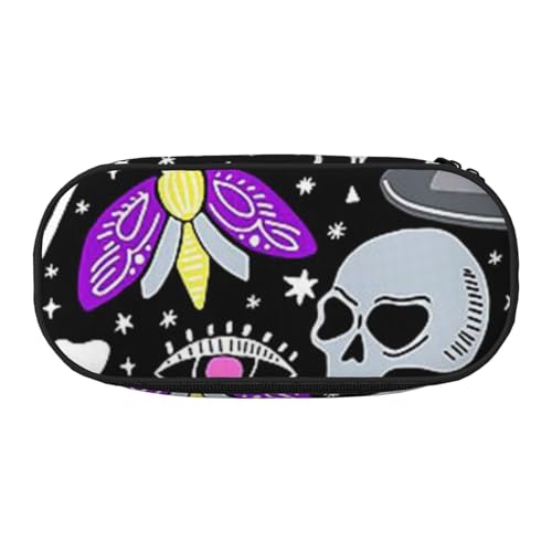 Federmäppchen mit Planeten, Sternen und Milchstraße, für Kinder, lustiges Federmäppchen für Mädchen, großes Federmäppchen mit Reißverschluss, tragbares Federmäppchen für Schule, Sudent Teacher von BJNGHKLN