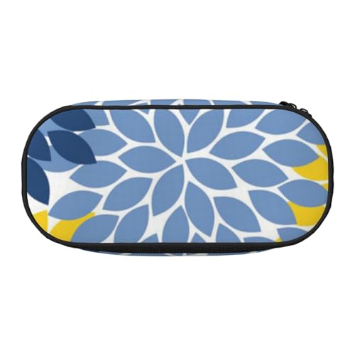 Federmäppchen mit Telefonzelle für Kinder, lustiges Federmäppchen für Mädchen, großes Federmäppchen mit Reißverschluss, tragbares Federmäppchen für Schule, Sudent Teacher Schreibwaren, Farbige Blumen von BJNGHKLN