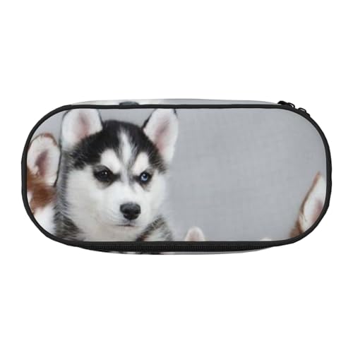 Federmäppchen mit buntem Hundekrallen-Druck, für Kinder, lustiges Federmäppchen für Mädchen, großes Federmäppchen mit Reißverschluss, tragbares Federmäppchen für Schule, Sudent Teacher Schreibwaren von BJNGHKLN