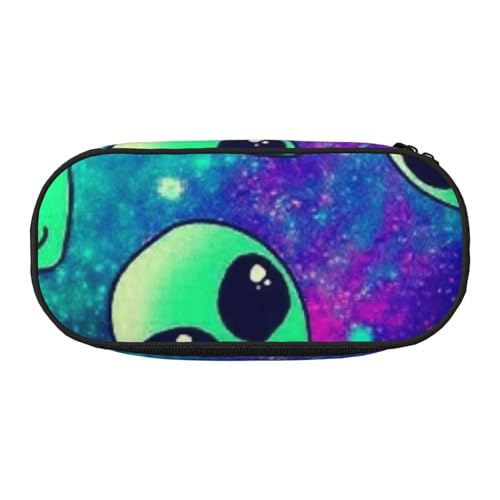 Federmäppchen mit frischem Pfauen-Aufdruck, für Kinder, lustiges Federmäppchen für Mädchen, großes Federmäppchen mit Reißverschluss, tragbares Federmäppchen für Schule, Sudent Teacher Schreibwaren von BJNGHKLN