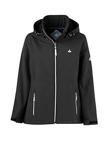 BJØRNSON LAYNA Softshelljacke 4 Jahreszeiten Damen - Schwarz - Größe 38 von BJÖRNSON