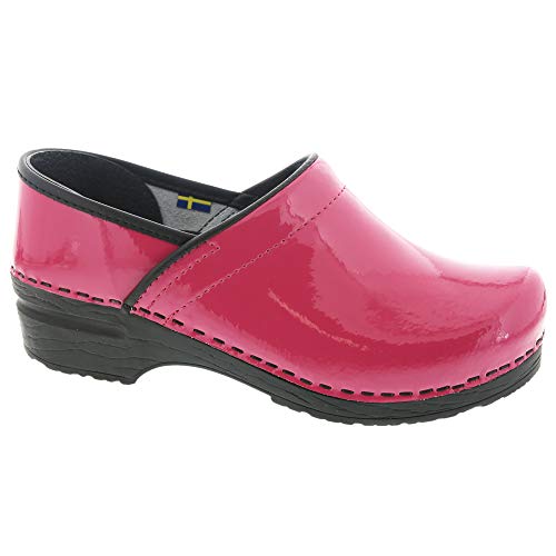 Bjork PRO ELSA Clogs aus Lackleder, Fuchsia, Pink (fuchsia), 37/37.5 EU von BJORK Swedish Comfort