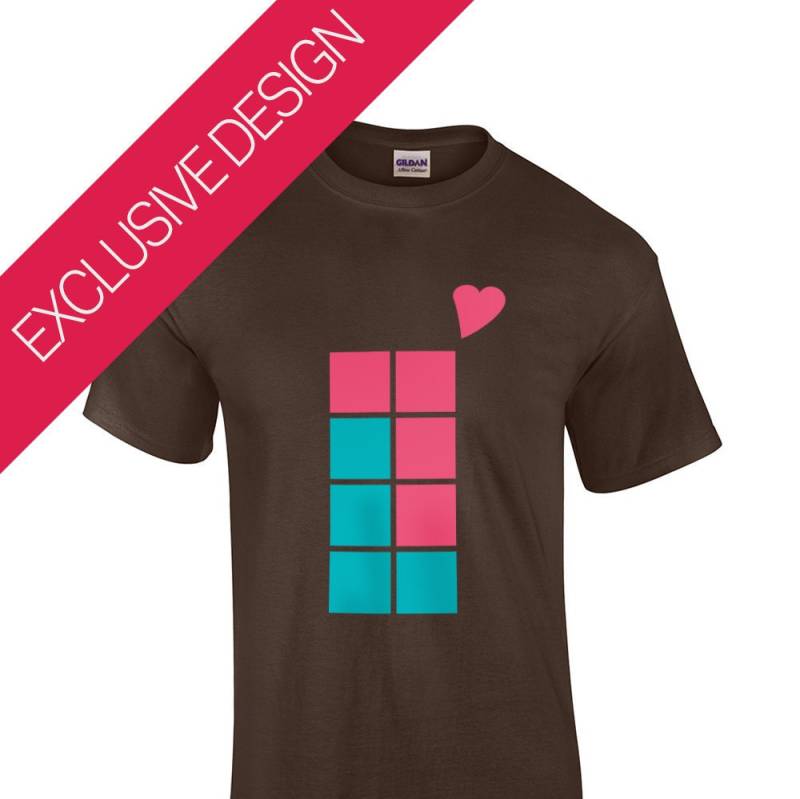 Tetris Tetromino Love | Retro Gaming/Gameboy T-Shirt 100% Dicke Baumwolle & Ethisch Bezogen Hautfreundliche Ungiftige Größen S-xxl Tetris Tetromino Love | Retro Gaming/Gameboy T-Shirt 100% Dicke Baumwolle & Ethisch Bezogen Hautfreundliche Ungiftige Größen S-xxl von BJUMuk
