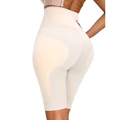 BJYX Damen Push up Hüfte Höschen mit Pads Nahtloser Hüftformende Hose Weibliche Hintern Taille Push-Up Po Hüft Padded Höschen,Flesh,M von BJYX