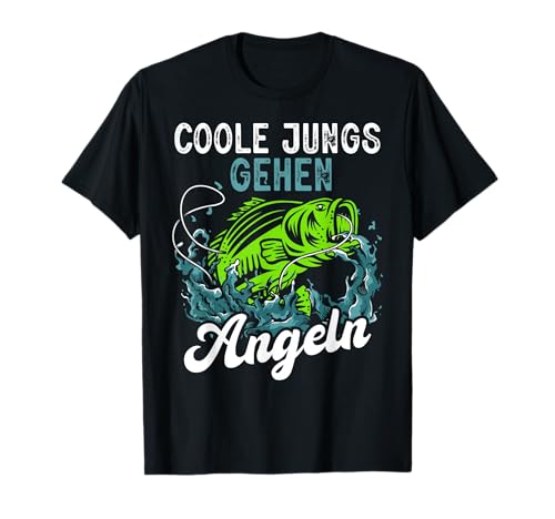 Coole Jungs Gehen Angeln Fischen Fischer Männer Herren T-Shirt von BK Angeln Shirts Fischen Fischer Geschenke