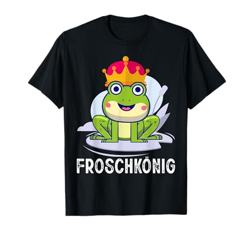 Frosch Lustig Fasching Karneval Kostüm König Männer Jungen T-Shirt von BK Fasching Shirts Karneval Kostüm Männer Frauen