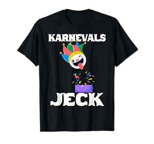 Karnevals Jeck Lustig Fasching Karneval Kostüm Männer Frauen T-Shirt von BK Fasching Shirts Karneval Kostüm Männer Frauen