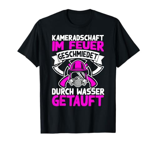 Im Feuer Geschmiedet Lustig Feuerwehr Spruch Herren Damen T-Shirt Im Feuer Geschmiedet Lustig Feuerwehr Spruch Herren Damen T-Shirt von BK Feuerwehr Shirts Feuerwehrmann Geschenke