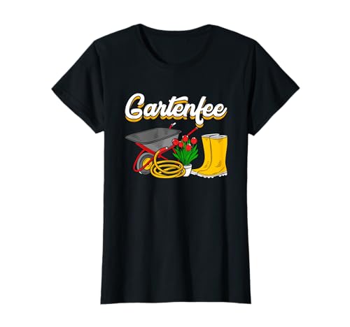 Gartenfee Lustig Gartenarbeit Hobbygärtner Gärtner Frauen T-Shirt von BK Gartenarbeit Shirts Gartenbau Gärtner Geschenke