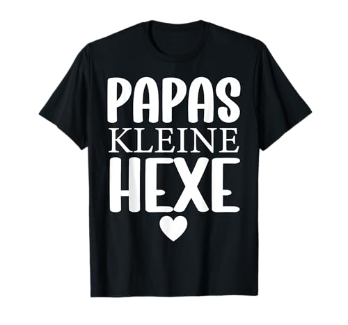 Papas Kleine Hexe Lustig Halloween Kostüm Spruch Hexe Frauen T-Shirt von BK Halloween Shirts Kostüm Männer Frauen Kinder