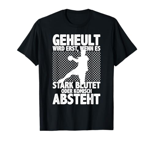 Geheult Wird Erst Wenn Es Stark Blutet Sport Handball Herren T-Shirt von BK Handball Shirts Handballer Frau Mann Geschenke