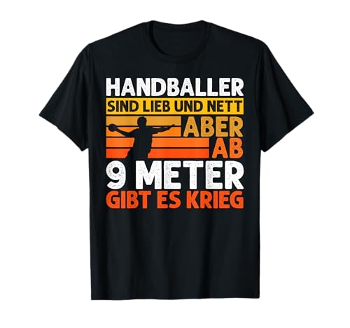 Handballer Sind Lieb Und Nett Spieler Hanballer Herren T-Shirt von BK Handball Shirts Handballer Frau Mann Geschenke