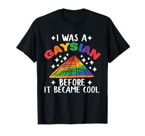 I Was A Gaysian Before Gay Lesbisch LGBTQ Pride Herren Damen T-Shirt von BK LGBT Shirts Gay Lesbisch Queer Pride Geschenke