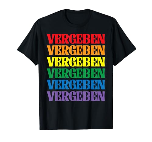 Vergeben Gay Lesbisch Queer Trans LGBTQ Pride Herren Damen T-Shirt von BK LGBT Shirts Gay Lesbisch Queer Pride Geschenke