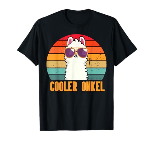 Cooler Onkel Lustig Alpaka Oheim Stiefonkel Männer Herren T-Shirt von BK Onkel Shirts Oheim Stiefonkel Geschenke