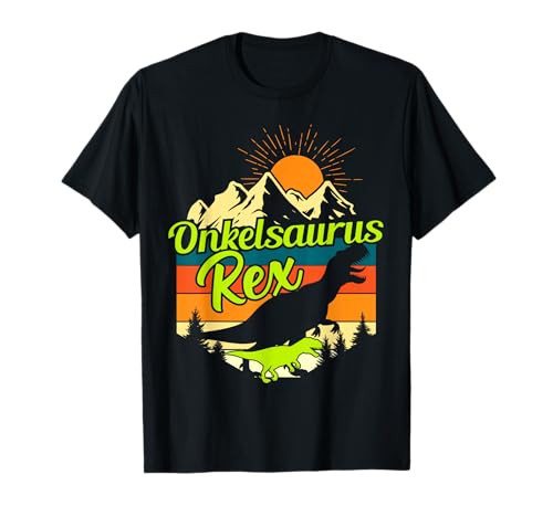 Onkelsaurus Rex Lustig Dino Oheim Stiefonkel Männer Herren T-Shirt von BK Onkel Shirts Oheim Stiefonkel Geschenke