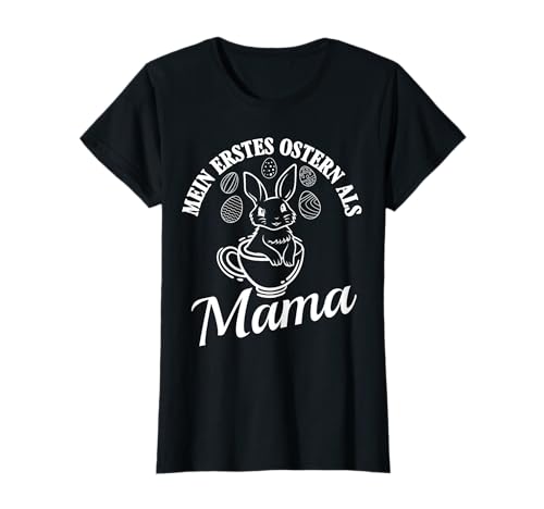 Mein Erstes Ostern Als Papa Ostern Hase Frau Männer Kinder T-Shirt von BK Ostern Shirts Hase Frau Männer Kinder Geschenk