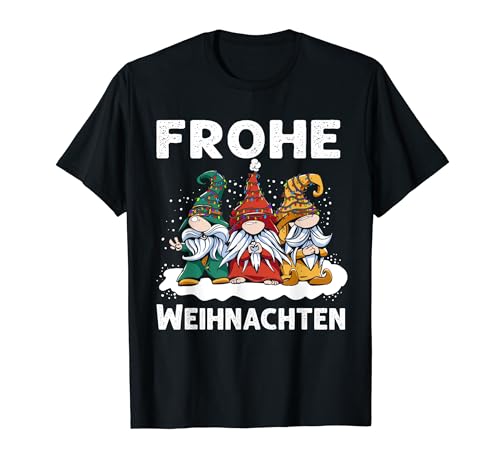 Frohe Weihnachten Geschenke Zwerge Männer Frauen Kinder T-Shirt von BK Weihnachten Shirts Frau Männer Kinder Geschenk