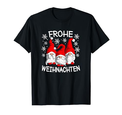 Frohe Weihnachten Zwerge Geschenke Männer Frauen Kinder T-Shirt von BK Weihnachten Shirts Frau Männer Kinder Geschenk