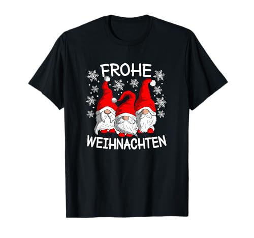 Frohe Weihnachten Zwerge Geschenke Männer Frauen Kinder T-Shirt von BK Weihnachten Shirts Frau Männer Kinder Geschenk