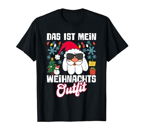 Mein Weihnachts Outfit Lustig Geschenke Kostüm Männer Herren T-Shirt von BK Weihnachten Shirts Frau Männer Kinder Geschenk