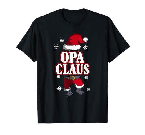 Opa Claus Claus Familie Kostüm Weihnachten Männer Herren T-Shirt von BK Weihnachten Shirts Frau Männer Kinder Geschenk