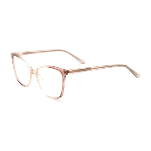 BKEKM Brillenfassungen Brillengestelle Acetat-Brillengestelle Leichte runde Cat-Eye-Brillengestelle Exquisite Brillen für den Innen- und Außenbereich Leichtes von BKEKM