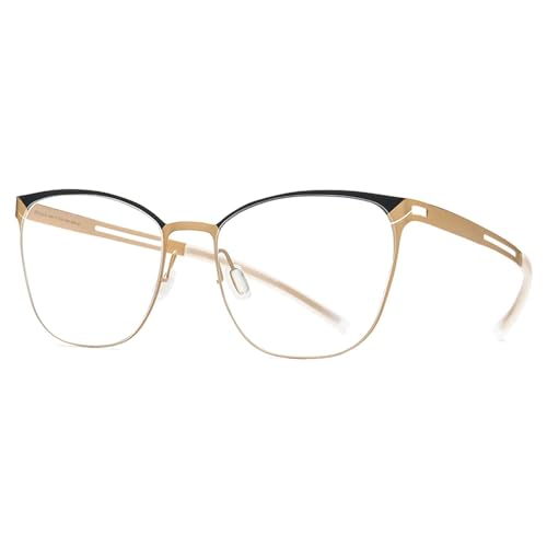 BKEKM Brillenfassungen Rutschfeste Brillengestelle, Titan-Brillengestelle mit klaren Gläsern, Brillengestelle, leicht zu tragende Brillen, leicht zu tragen Leichtes von BKEKM