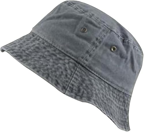 BKEPDY Fischerhut Herren Bucket Hats Unisex Beach Sun Cap Vintage Washed Bucket Hat Faltbarer Fischerhut Gewaschener Outdoor Sonnenhut Angeln für Angeln Wandern von BKEPDY