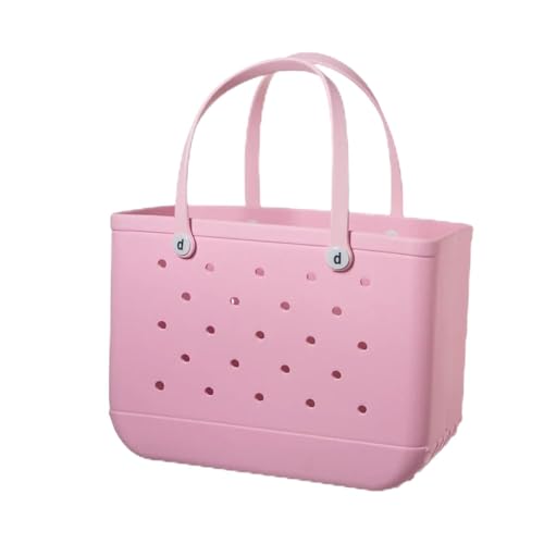 BKGBQAOW EVA Strandtasche, Tragbare Aufbewahrungstasche, GroßE KapazitäT Wasserdicht, Mit LöChern, Reinigbar, GeräUmiger Innenraum, üBerraschende Geschenkauswahl von BKGBQAOW
