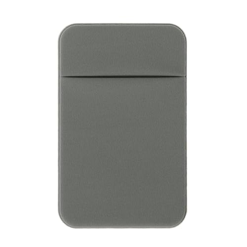 BKID Kartenhalter, Handyrückseite, Kartenhalter, Handytasche, Visitenkartenhalter, Geldbörse, Kreditkarte, Ausweishülle (grau) von BKID