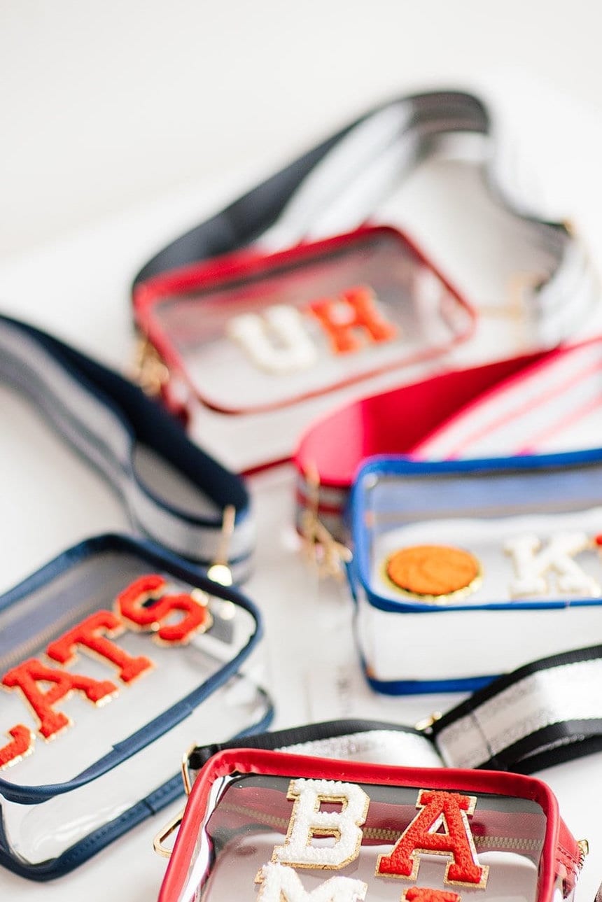 Durchsichtige Stadiontasche - Crossbody-Geldbeutel Anpassbare Konzerttasche Crossbody-Tasche von BKLYNLNDN