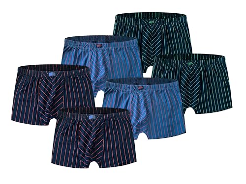 Männer Boxershort Gestreift in den Größen M Bis XXXL + Übergrößen Von 3XL Bis 4XL (Kombi 19, 5XL - Größe 11) von BKP