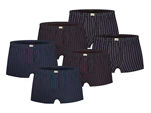 Männer Boxershort Gestreift in den Größen M Bis XXXL + Übergrößen Von 3XL Bis 4XL (Kombi 8, XXXL - Größe 9) von BKP